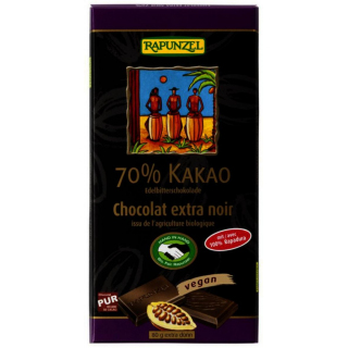 Edelbitter Schokolade 70% Kakao (Rapadura) HIH