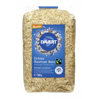 demeter Echter Basmati Reis Vollkornreis Fairtrade
